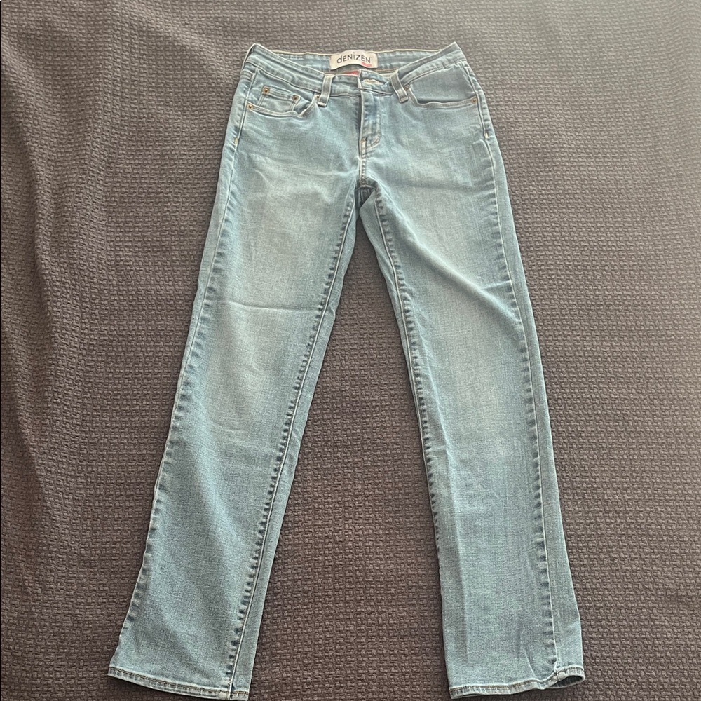 Denizen from Levi's Women's Denim Blue Straight Leg Jeans